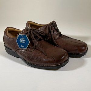 Mens Brown Bass-Lex Shoes Size 7.5M Leather Uppers‎